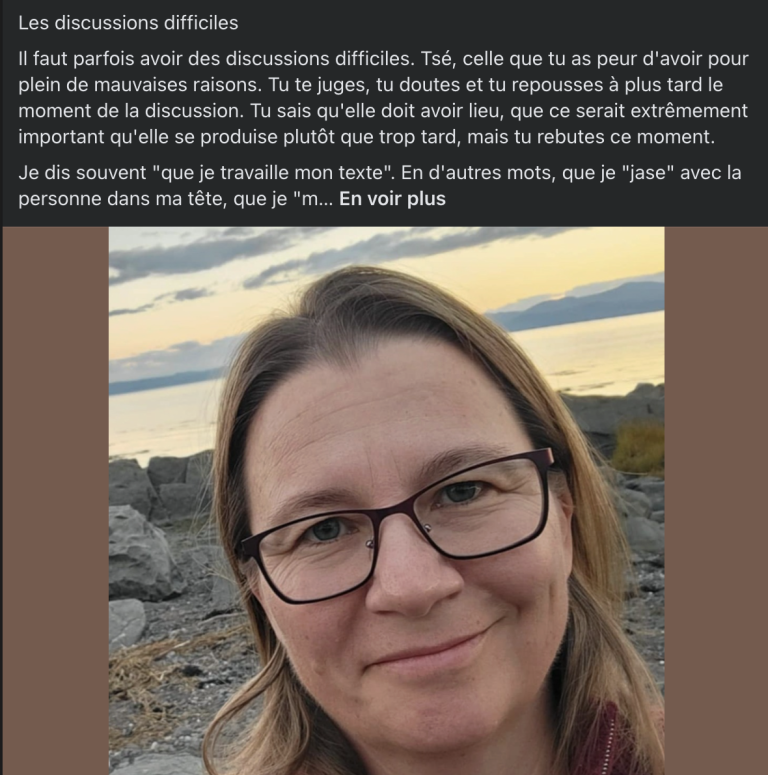 Photo d'Isabelle Parent femme entrepreneure et fondatrice d'un groupe de réseautage pour femmes à Lévis, Chaudière Appalaches 