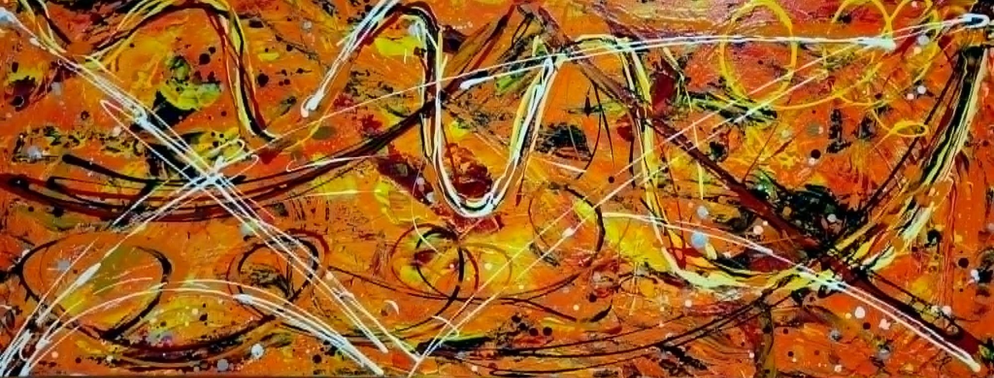 La fausse jaune Peinture acrylique