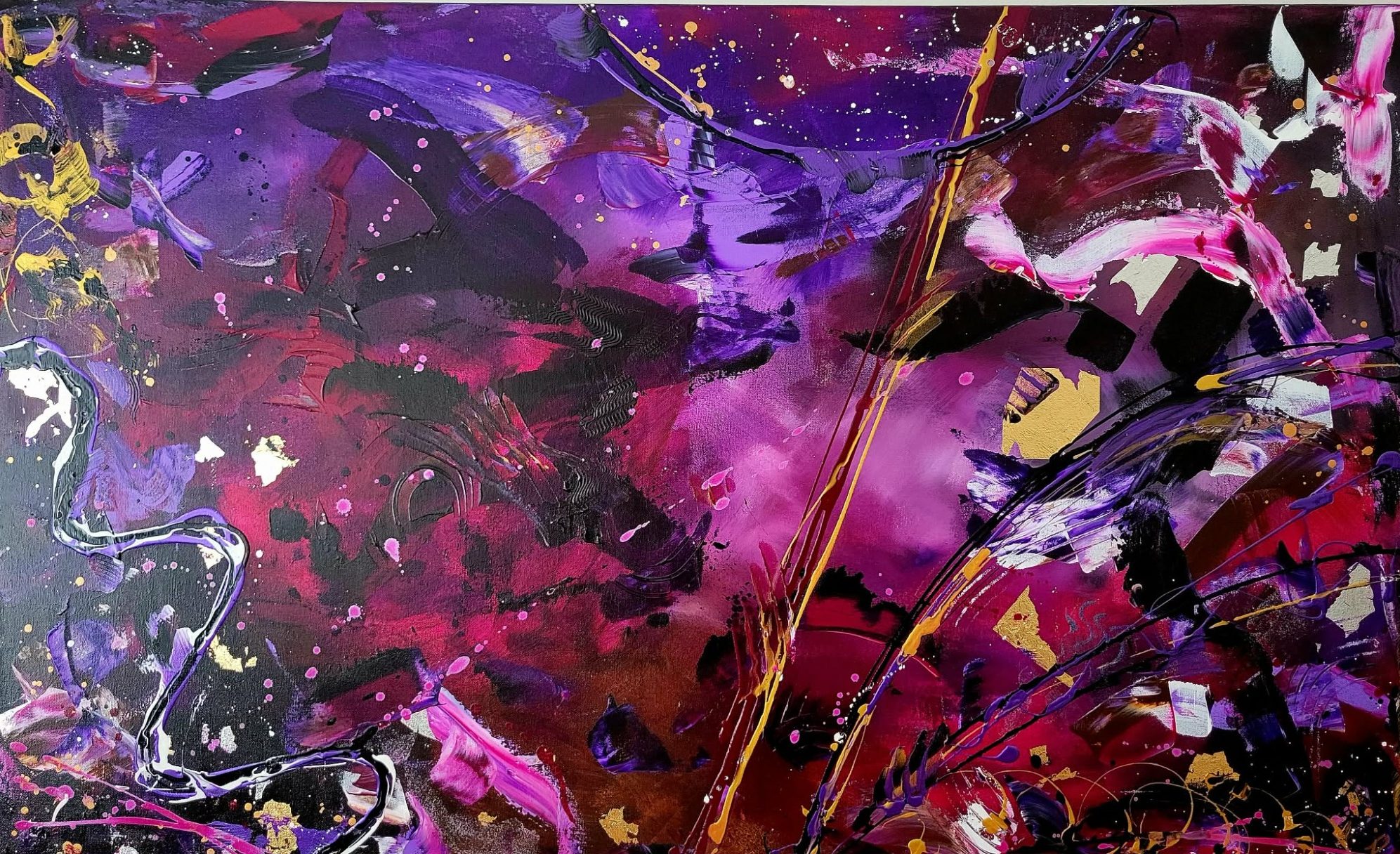 L'envolée Peinture acrylique